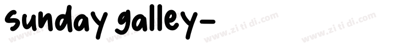 sunday galley字体转换